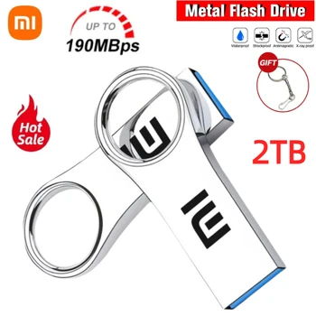 샤오미 2TB USB 플래시 드라이브, 256GB USB 드라이브, 512GB 128GB 펜 드라이브, 방수 U 디스크 메모리 셀 USB 스틱, 신제품 