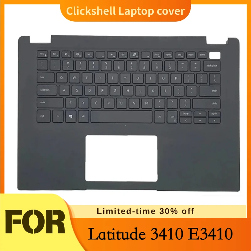 NEW Shell Palmrest Upper Cover Top Case with Backlit US Keyboard PN 00MC2P 6THXK For Dell Latitude 3410 E3410 Replacement