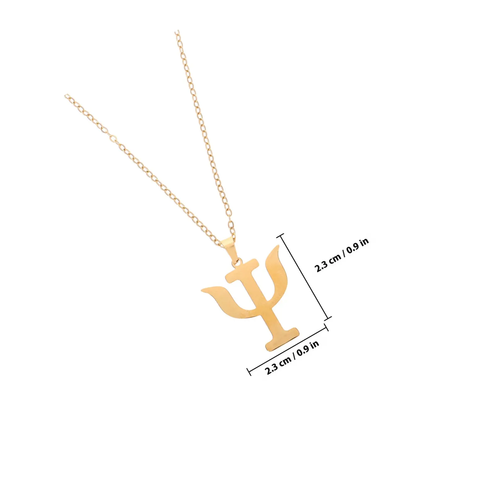 Candlestick Pendant Necklace for Women Titanium Steel Hypoallergenic Delicate Clavicle Chain Minimalist Elegant Stylish Gift