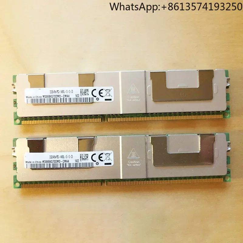

1PCS M386B4G70DM0-CMA4 32G DDR3 1866 4RX4 PC3-14900L DDR3 For Samsung Server Memory