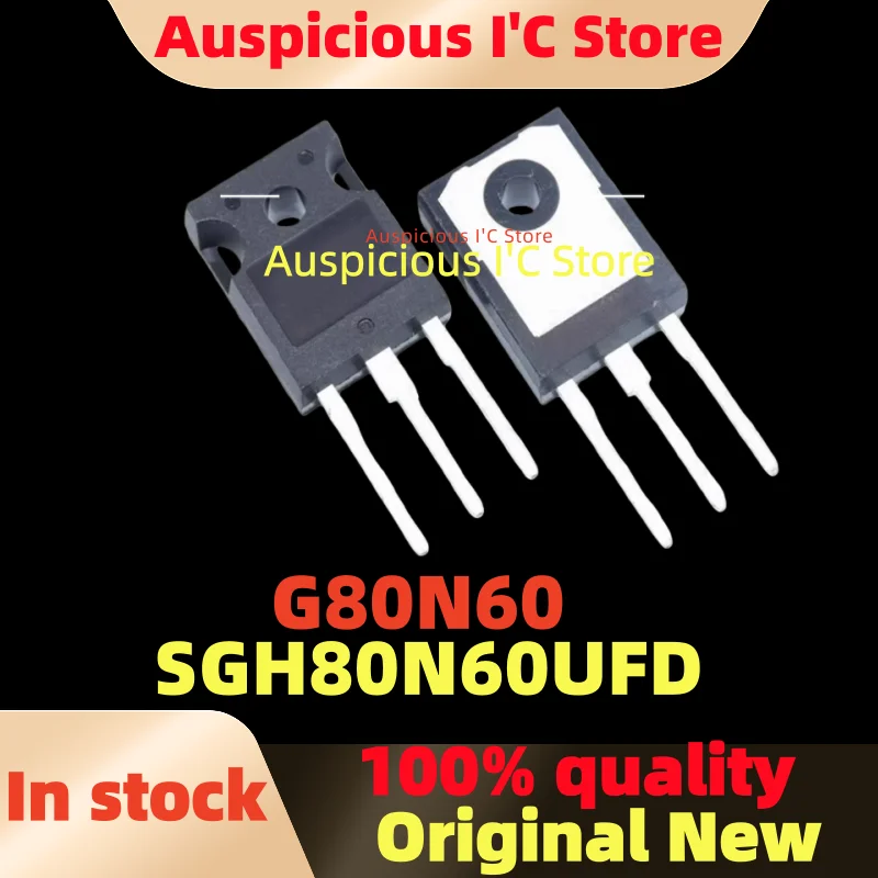 

(10pcs)100%New G80N60 80N60 G80N60UF SGH80N60UFD SGH80N60 TO-247