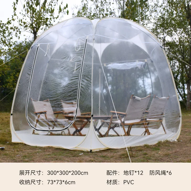 Pop Up Bubble Tents  Tente De Camping Dome Outdoor Waterproof New Transparent Warm PVC Sun Room Starry Bubble House