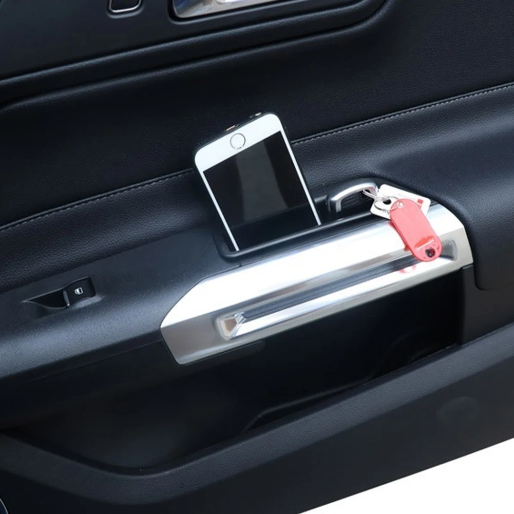 مسند ذراع السيارة حاوية باب السيارة صينية حامل الباب المقبض جيب مقبض الباب الأمامي التخزين المنظم اكسسوارات السيارات الداخلية
