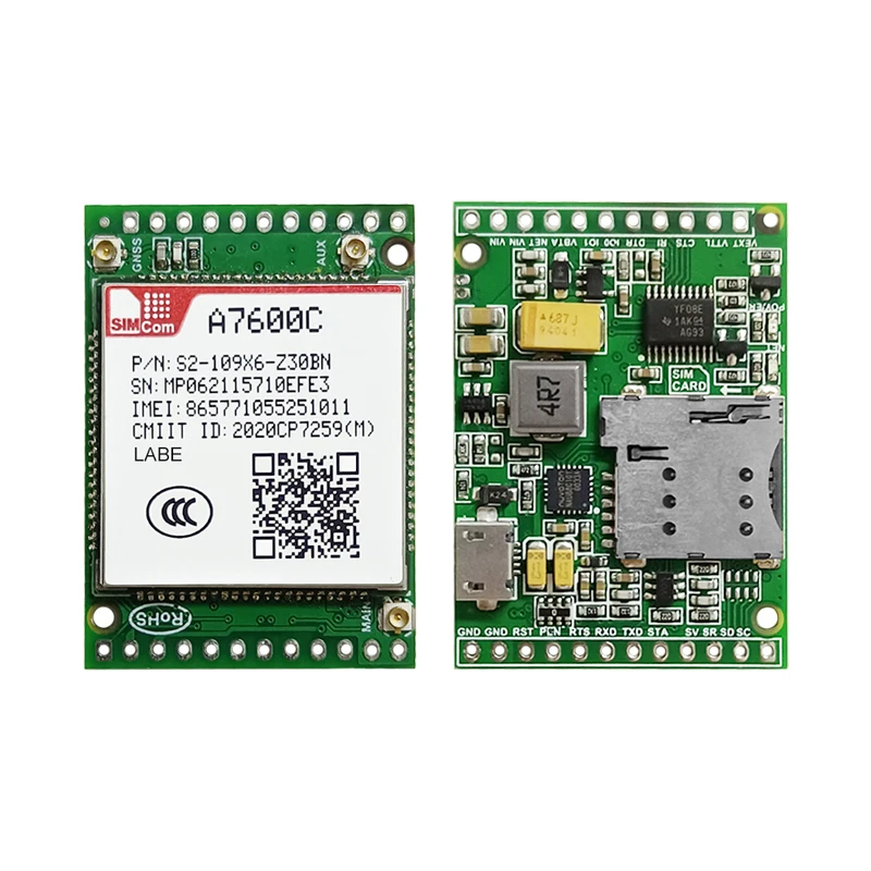 Simcom A7600C-LABE entwicklung core board lte cat4 4g modul unterstützung 2g