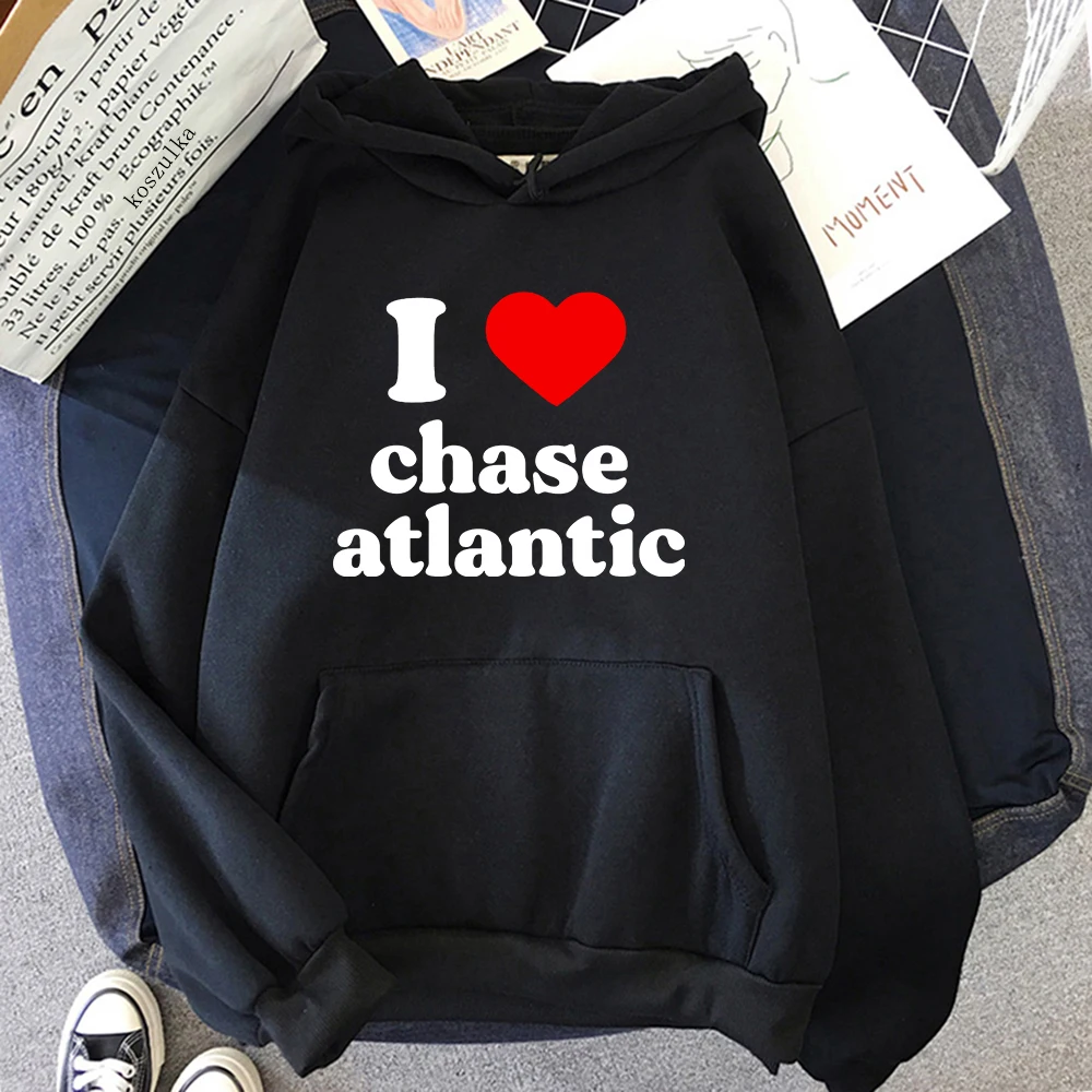 I Love Chase Atlantic Hoodie Fashion Retro Women/men Hoodies Unisex Sweatshirt Vintage Aesthetic Harajuku Winter Clothes