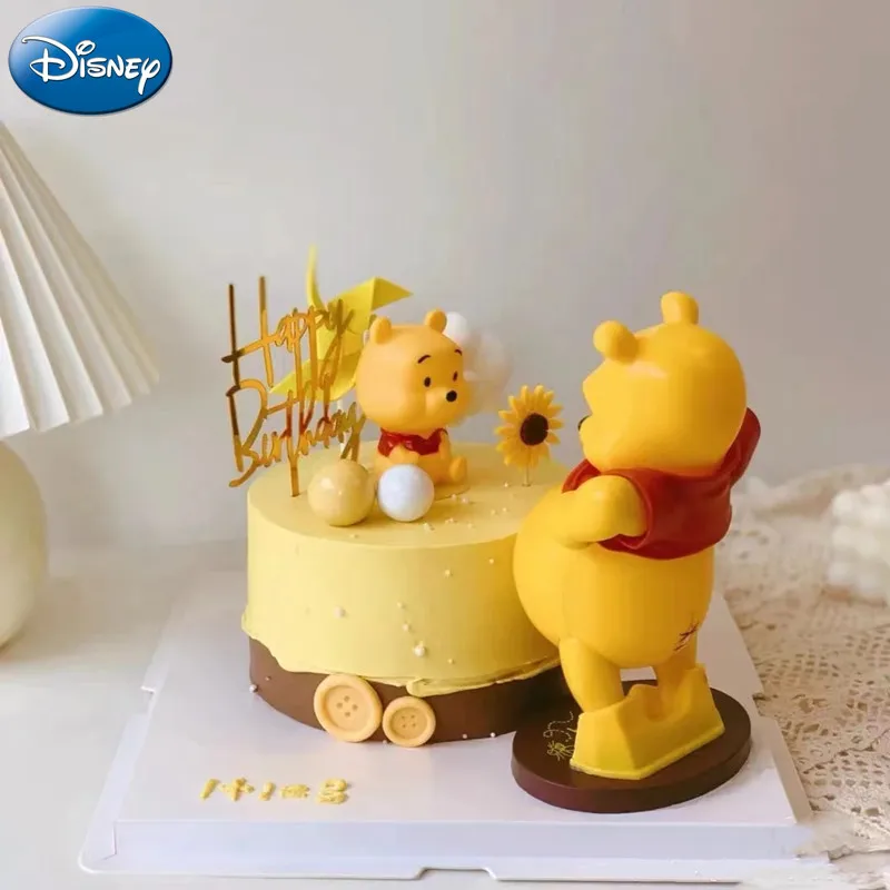 Disney Grote Buik Winnie De Poeh Verjaardagstaart Decoratie Ornamenten Gelukkige Verjaardag Cartoon Taart Decoratie