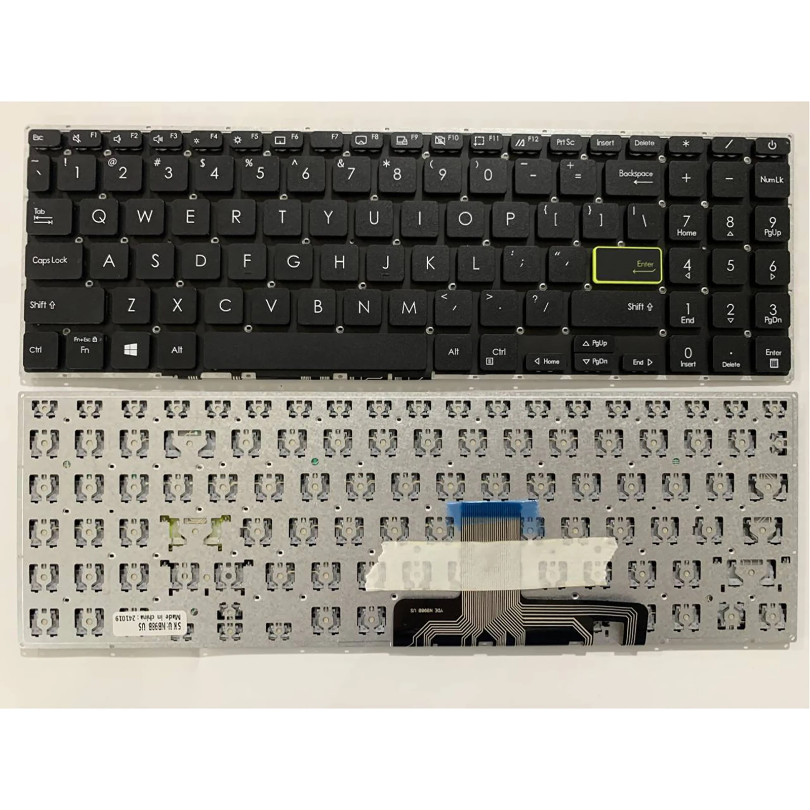 

Laptop keyboard US Layout for Asus X521 X521EA X521EQ X521FA X521FL X521JQ X521UA