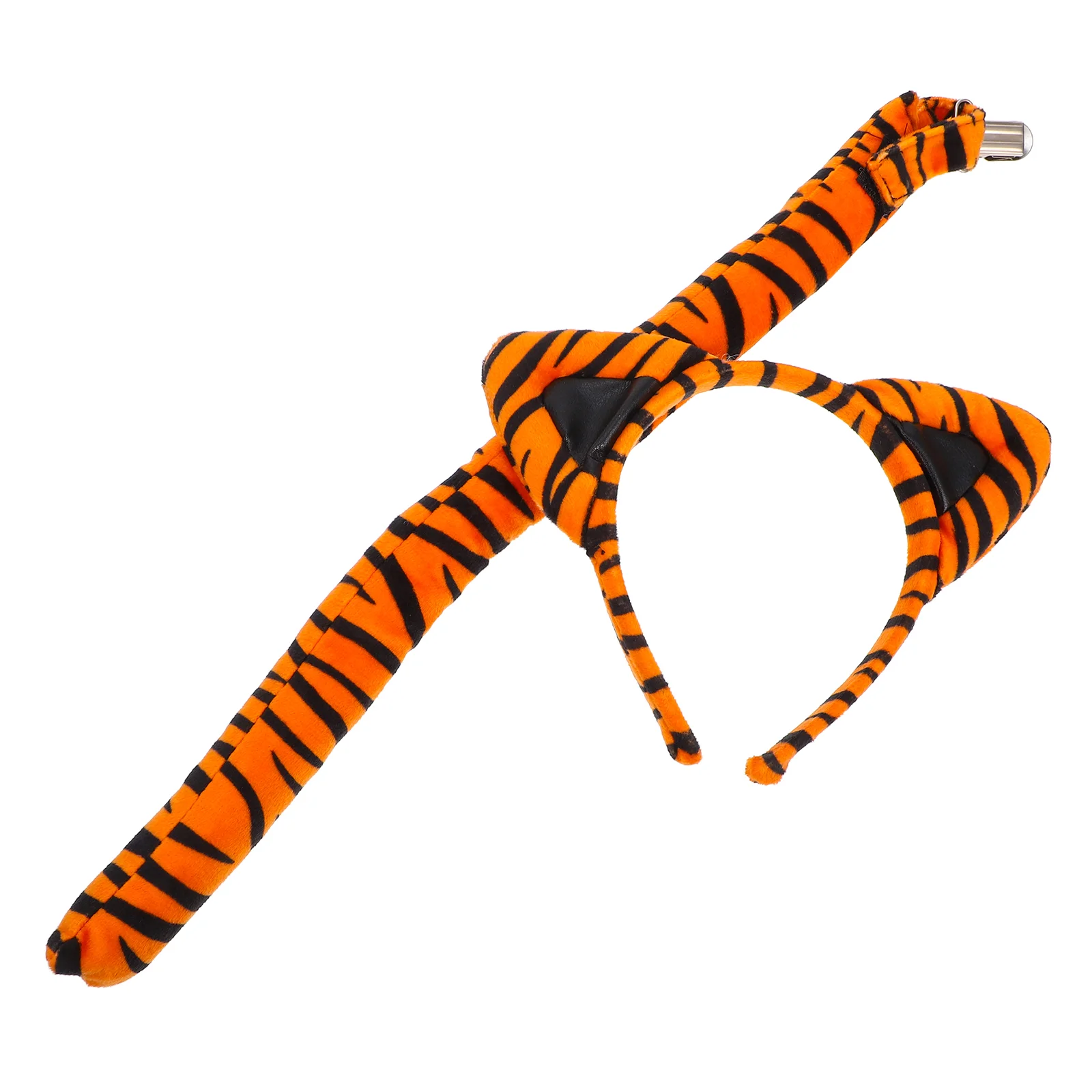 Holiday Party Performance Costumes and Accessories Headband Cosplay Tiger Ears Dress up Animal Plush Fabrics