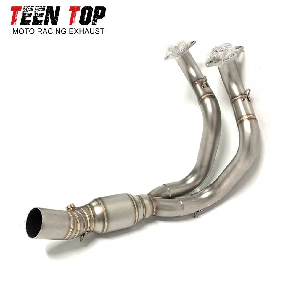 دراجة نارية العادم الانزلاق على 51 مللي متر سبائك التيتانيوم لكاواساكي Z650 النينجا 650 تحت الدراجة أنظمة العادم الكامل نينجا 650 2017-2021