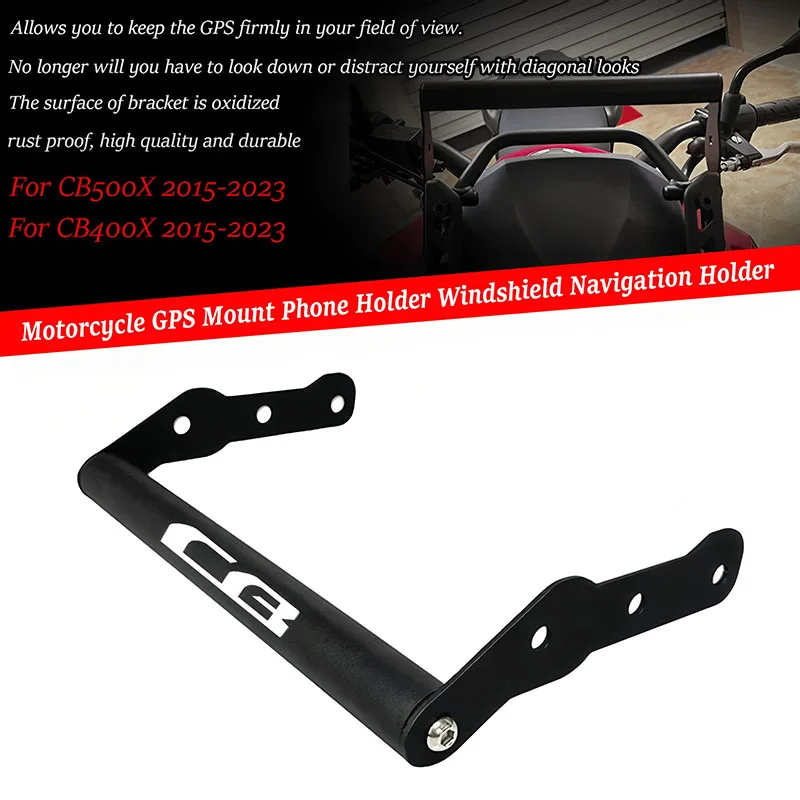 Motorcycle SMART Phone GPS Navigation Plate Bracket Handlebar Adapt Holder Fit For CB500X CB 500X CB500 500 X 2015 - 2022 2023