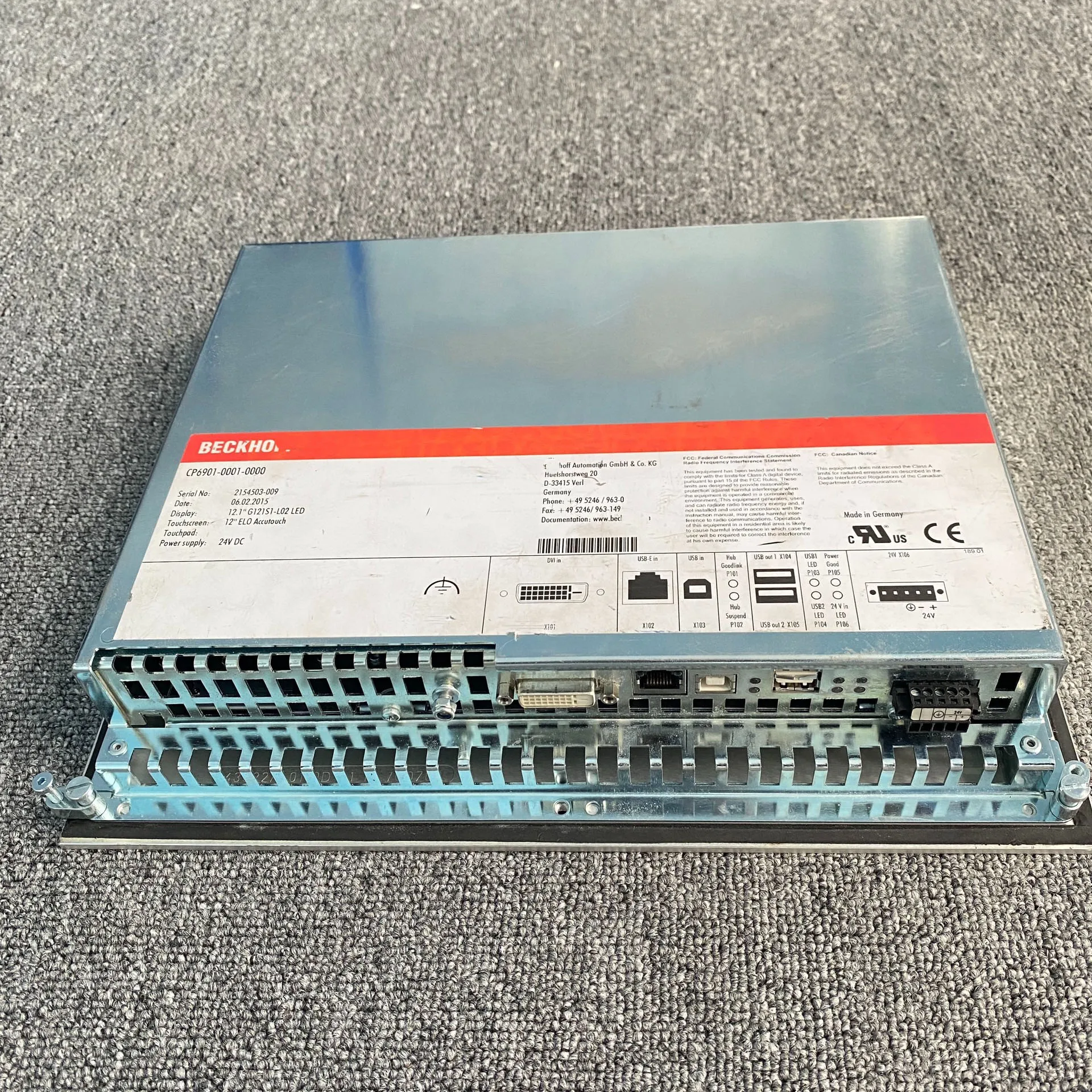 CP6901-0001-0000 Touch Panel for Beckhoff CP6901-0001-0000