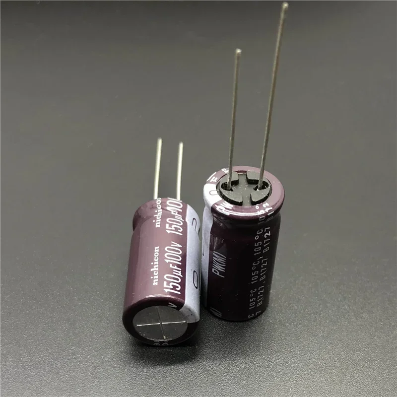 5pcs/50pcs 150uF 100V NICHICON PW Series 12.5x25mm Low Impedance Long Life 100V150uF Aluminum Electrolytic capacitor