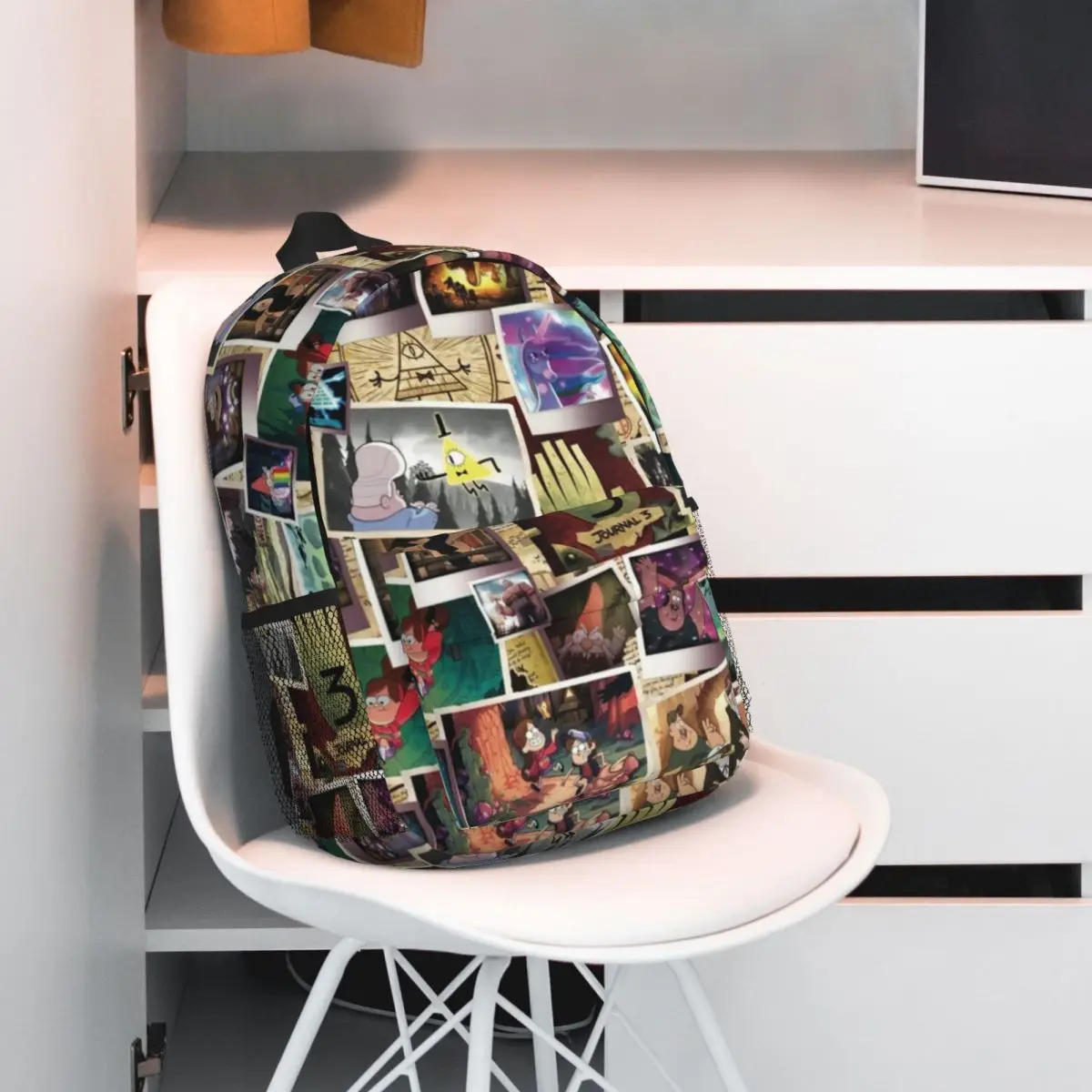 Gravity Falls-Sac à dos durable de 15 pouces, design ergonomique et léger pour plus de confort et de commodité