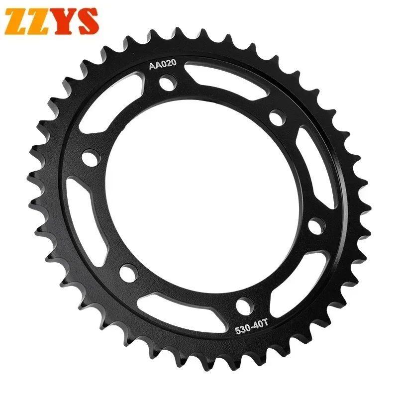 530 40T 40 Tooth Rear Sprocket Gear Star Wheel Cam Pinion For Kawasaki Road ZXR750 ZXR750H ZX ZXR 750 ZX750 VN800 VN800A VN 800