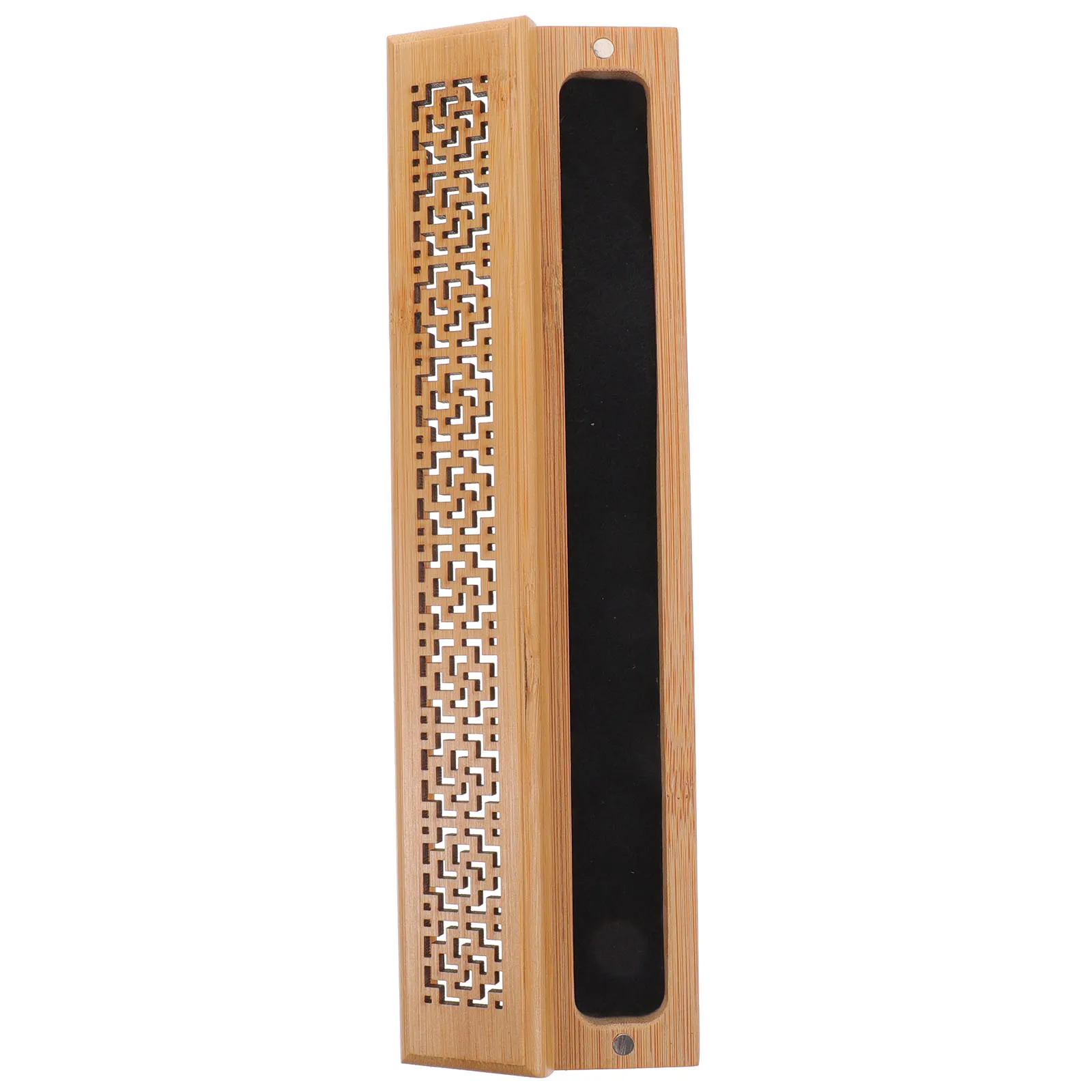 

Bamboo Wood Fragrance Box Incense Burner Stick Holder Stand Exquisite Censer Home Decor Aromatherapy Ornament Small Desk