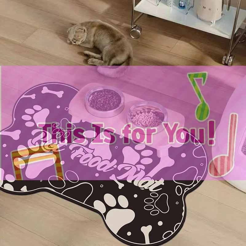 【HMA】Diatomaceous Feeding Mat Splash-proof Placemat Cat And Dog Absorbent Pad Waterproof Quick-Dry