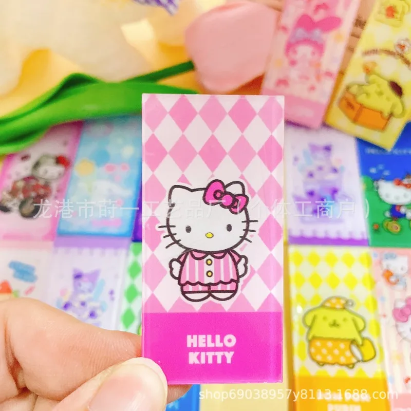 

Sanrio acrylic accessories HelloKittyDIY acrylic small strip popular new acrylic piece handmade patch accessories