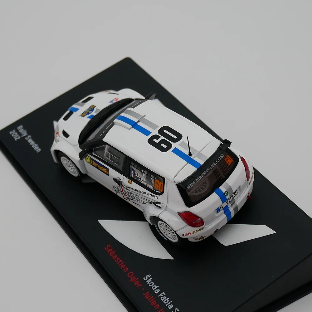 Ixo 1:43 Skoda Fabia S2000 Sebastien Ogier Xe Thả Mô Hình Kim Loại Đồ Chơi Xe