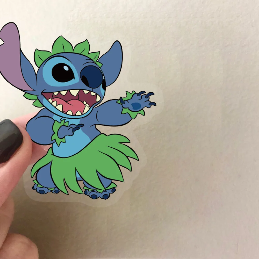 62pcs Disney Cartoon Interstellar Baby Transparent Stickers Personalized Decoration Guitar Luggage DIY Stickers Kids Toys