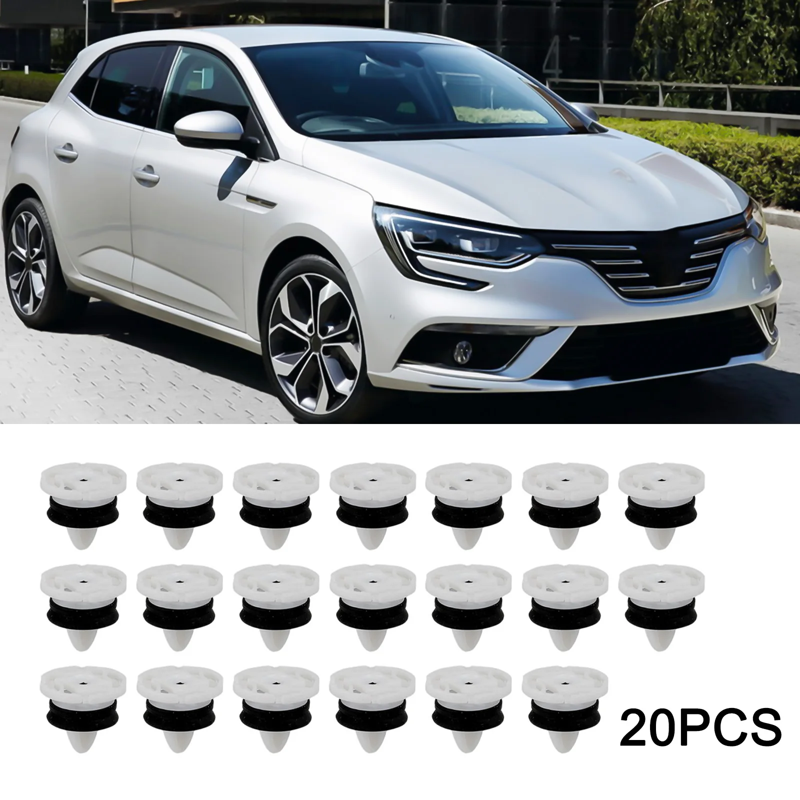 

Inner Door Trim 22.3*20mm Panel Clip Long Lasting Reliable Retainers Secure Mounting 9345ZN Driving For Renault