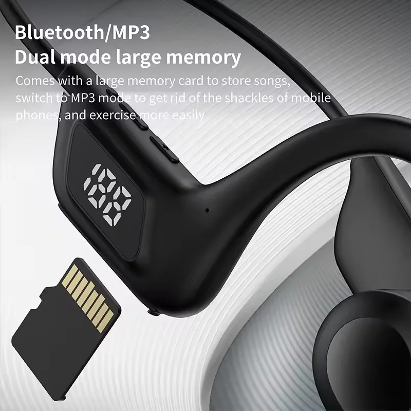Xiaomi X7 Wireless Bone Conduction Earphone Sport Swimming Bluetooth Compatible Headphone Hand-Free With Mic For Sports Earbuds