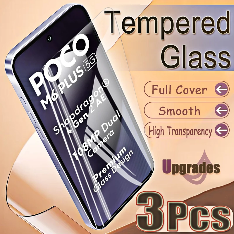 3PCS 9H Fingerprint…