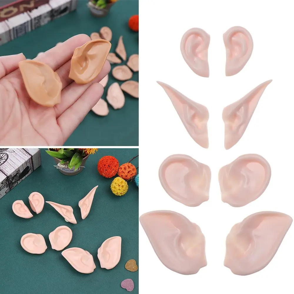 Natural Super Black Skin Artificial Dolls Accessories Ears Doll Toys