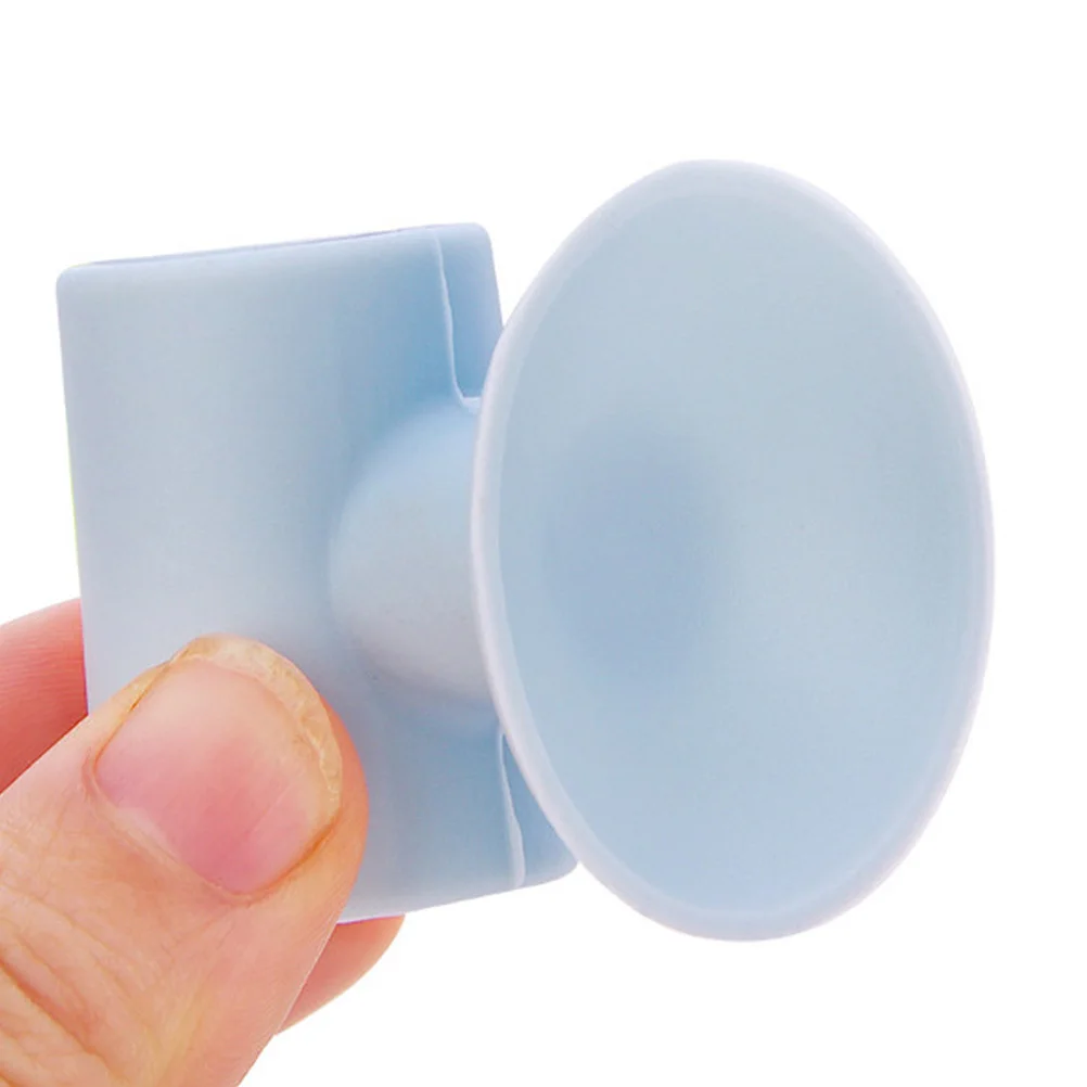 

5Pcs Door Handle Protective Pads Premium Silicone Anti Collision Noise Reduction Home Office Wall Guard Door Knob Stopper Blue