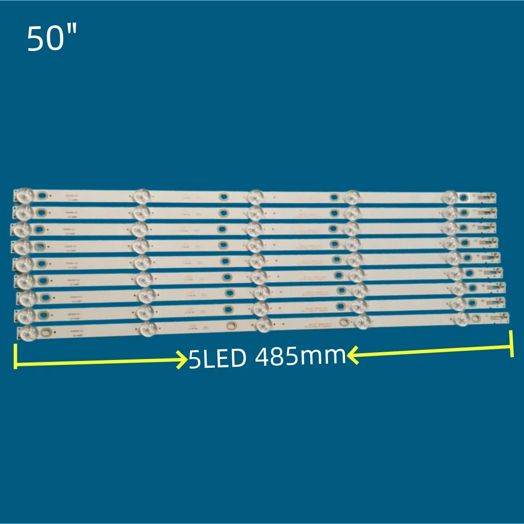 Kit 9 PCS 5LED(6V) LED Backlight Strip for 50USK1810T2 50PUT6023 K500WDC2 A2 4708-K50WDC-A2113N11 50put6002 50put6023 IM50US820