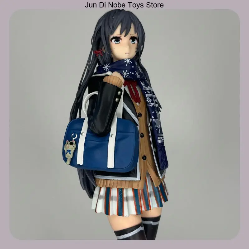 

26cm Oregairu Yukino School Uniform Standing Pose Anime Figure Statue Desktop Decoration Toy Gift for Fans