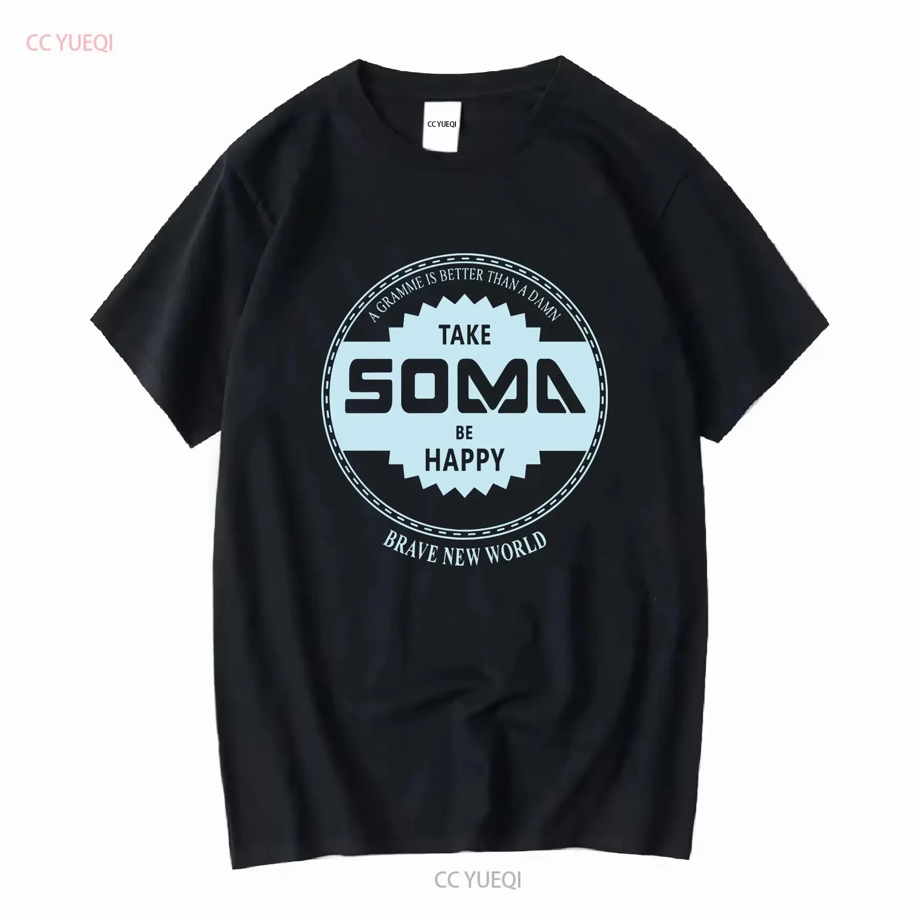 Brave New World V26 Poster Men T Shirt all sizes S 5XL long or short sleeves vintage Washed graphic Stylish Soft fashion Unisex