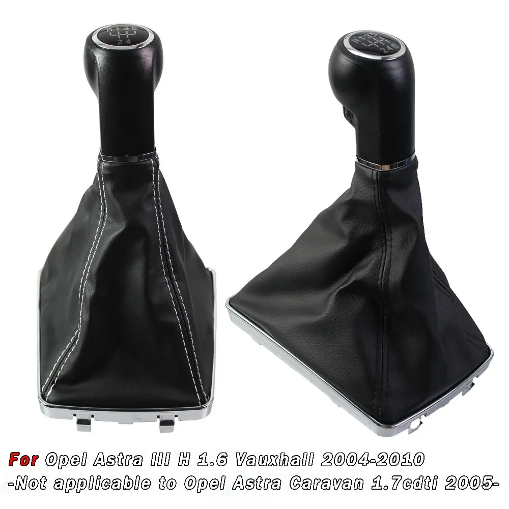 

Gearbox Handles Gear Shift Knob Lever Shifter for OPEL ASTRA III H 1.6 5/6 Speed Manual Transmission 2004-2010