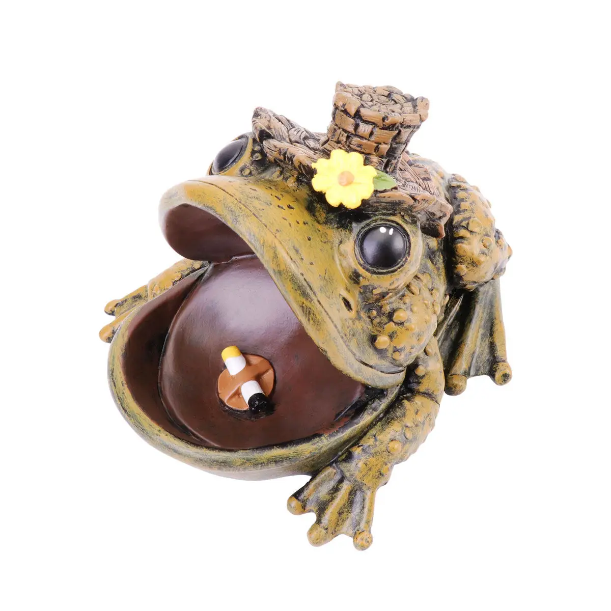 Creative Resin Tray Smoke Bulldog Cigarette Ornament Office Smoking Accessory Engraved