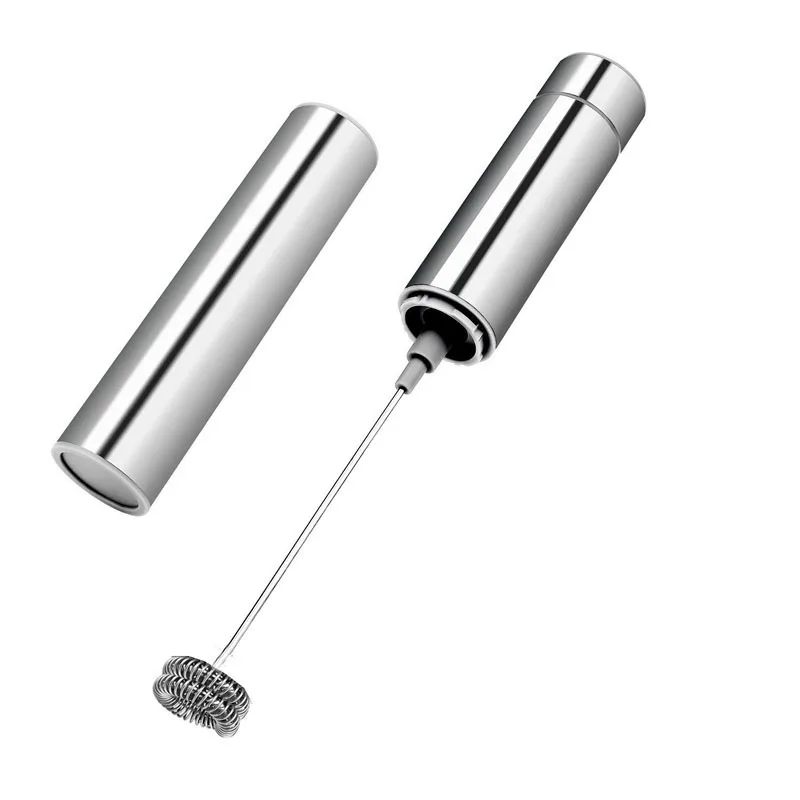 Single & Double Spring Whisk Milk Frother Handheld Coffee Electric Milk Frother