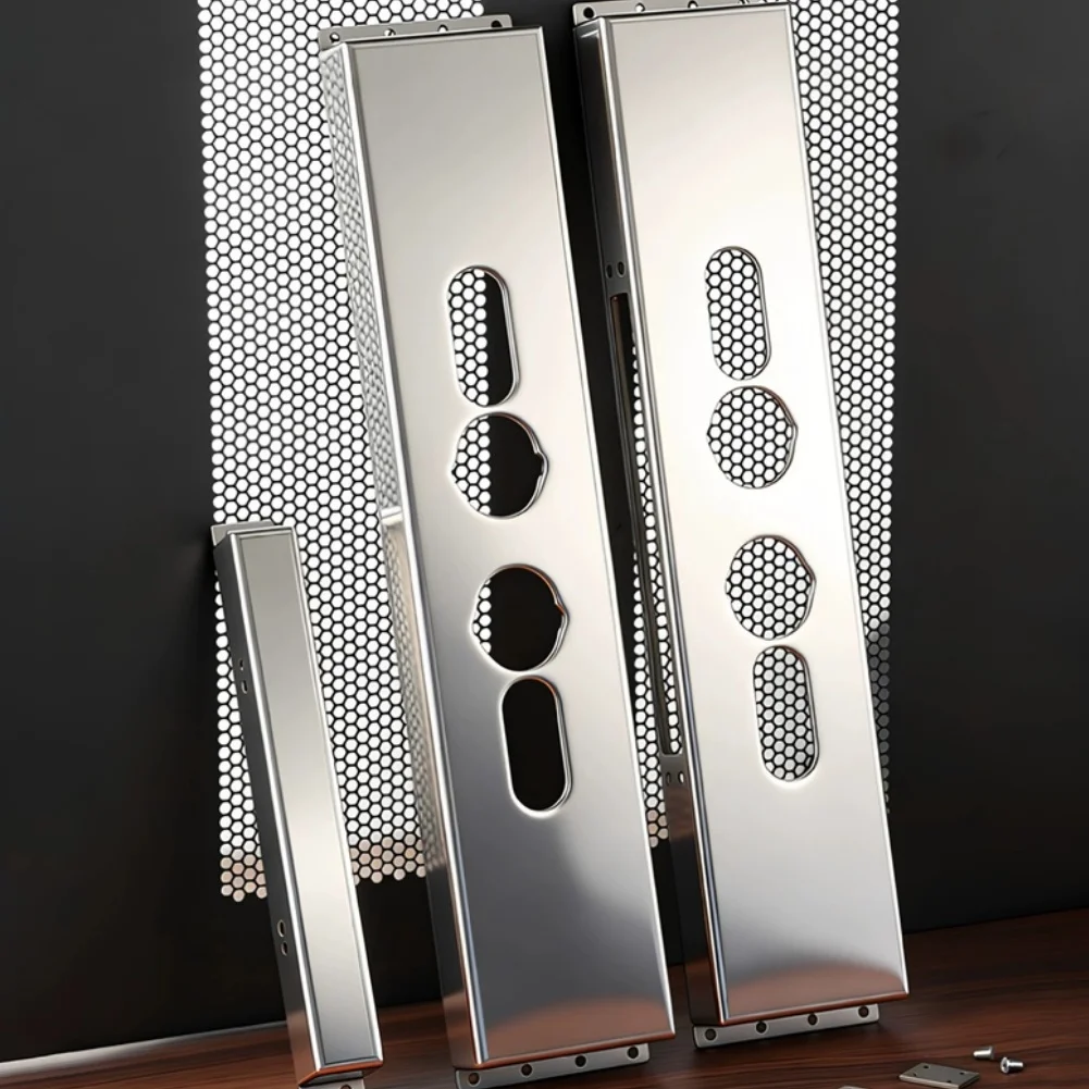 Stainless Steel Lock Box Adjustable Heavy Duty Housing For Old Door Fingerprint Lock For Modification Hand Tools