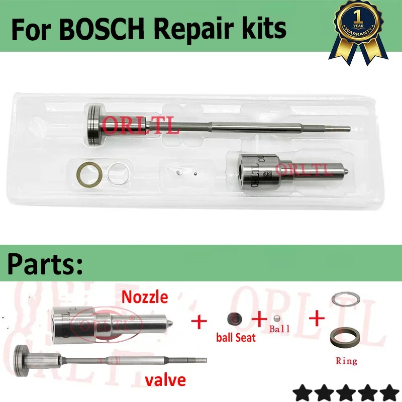 

Ремкомплекты форсунок DLLA142P1607 0433171981 и регулирующий клапан F00VC01344 для Opel 0445110276 0986435148 55200259 71792997