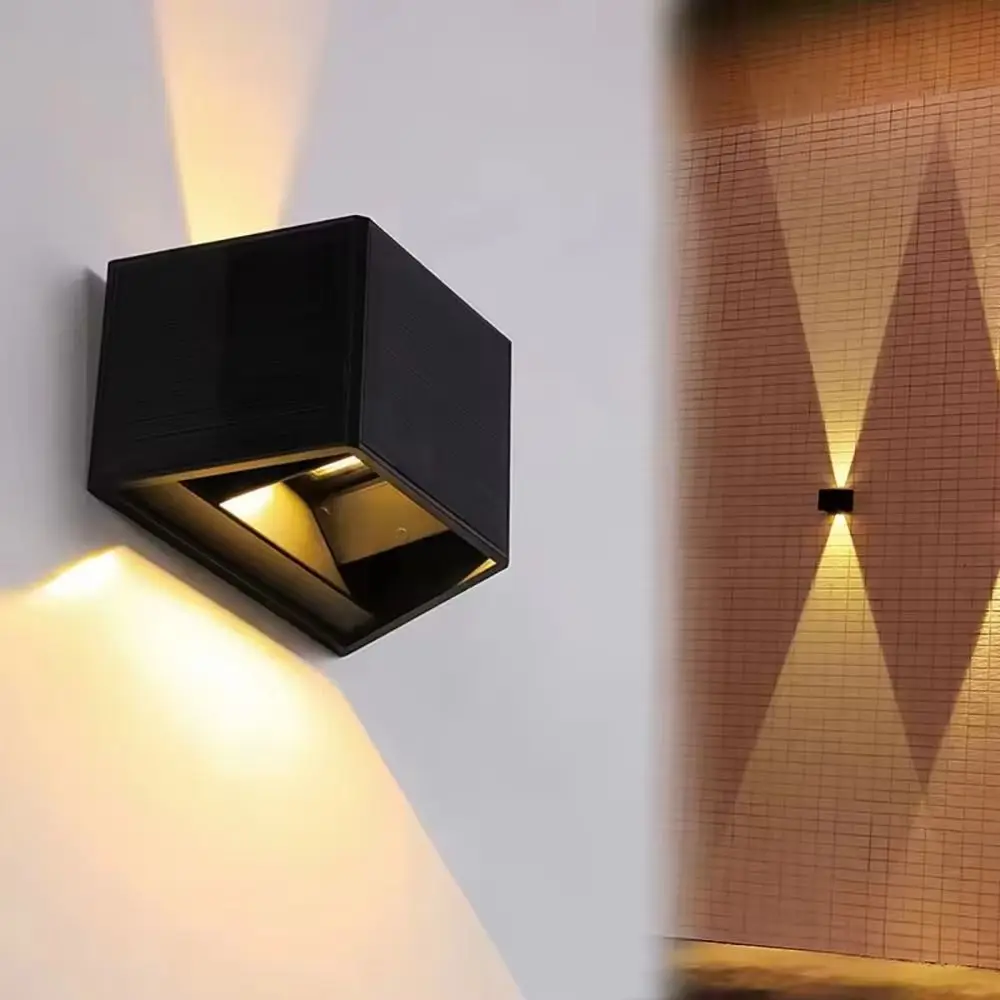 luz-solar-para-cerca-3000k-branco-quente-iluminacao-superior-e-inferior-ip65-a-prova-d'Agua-luz-solar-de-parede-em-formato-quadrado-com-funcao-dimerizavel