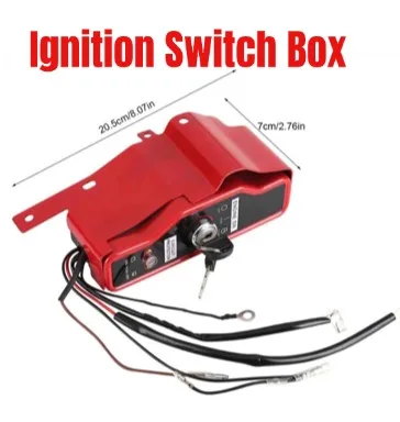 /Ignition /Switch /Box With 2 Keys For For Honda For GX160 For GX200 For GX340 For GX390 Engine Starter Safety Control Panel Law