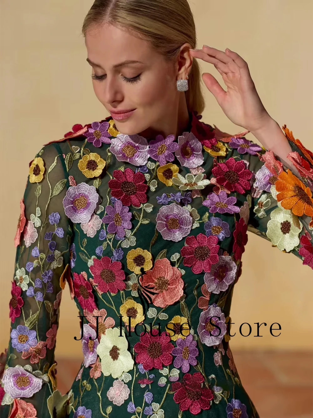 Simple A Line Mother of Bride Dresses Full Sleeve Wedding Party Dresses for Women Summer New Applique Beach Robe De Soirée 2026