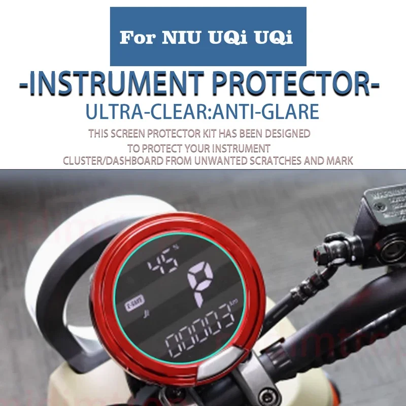 For NIU UQi 2022 Motorcycle Pellet Protection Against Scratches Cluster Accessories, Screen Protector For Salpicadero