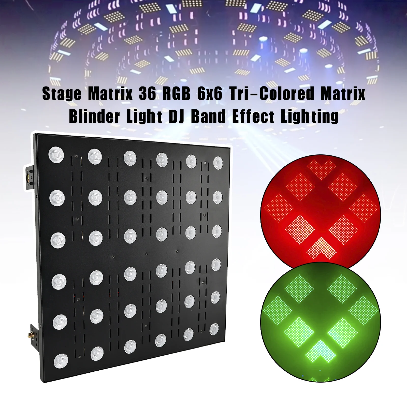 

Трехцветная матрица Stage Matrix 36 RGB 6x6, Blinder Light, освещение DJ с диапазоном