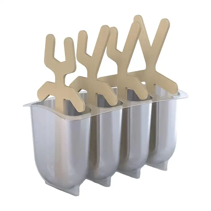 

Ice Lolly Mould For Kitchen Easy To Remove Ice Cream Popsicle Moulds Reusable Ice Cream Molds With Creative Figure Sticks