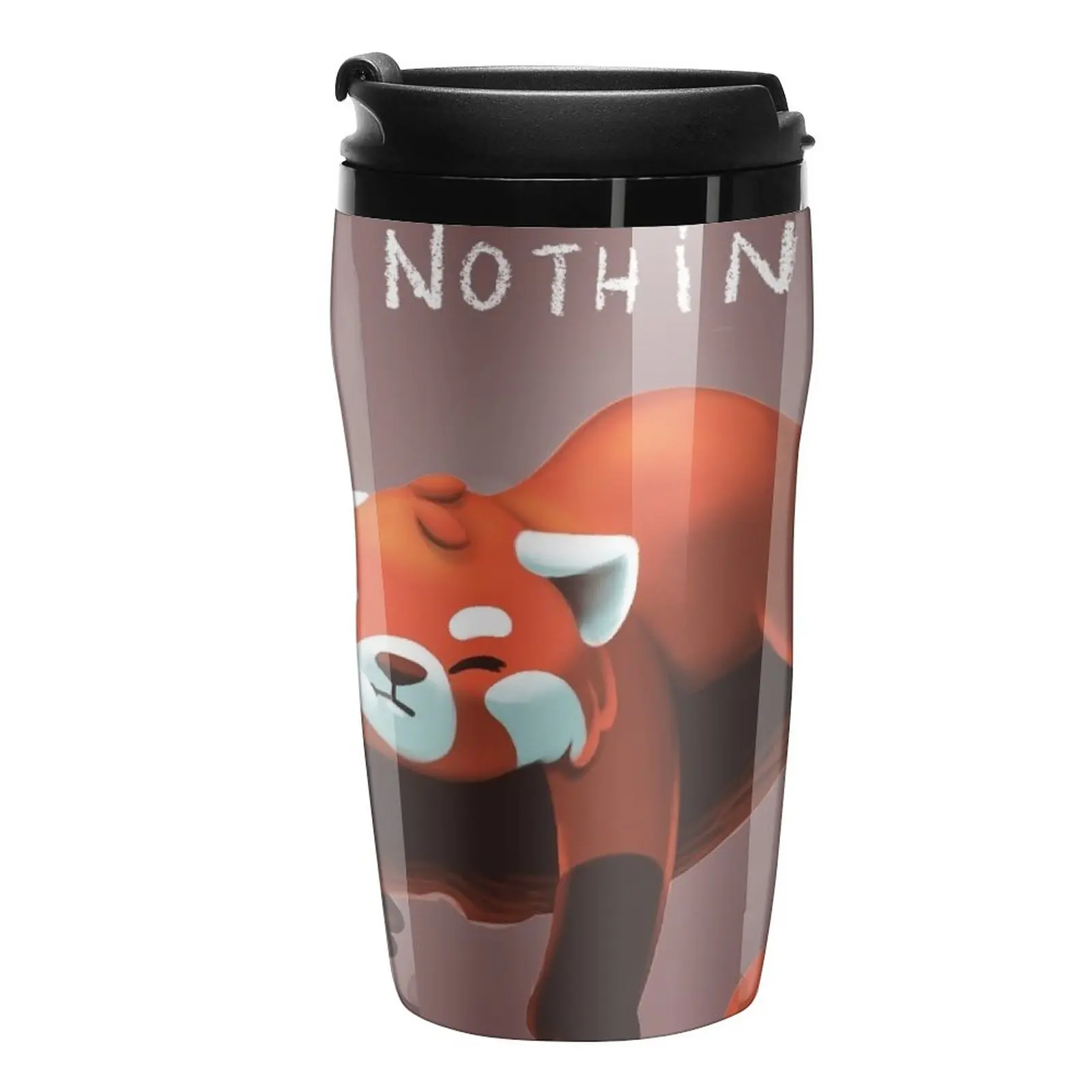 

New Red Panda Day - to Do List Nothing - Cute Fluffy Animal - Procrastinate Travel Coffee Mug Cup For Coffee