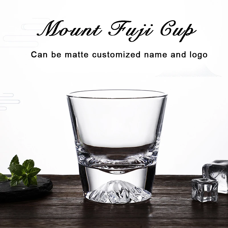 (Can Engrave Logo) 250ML Iceberg Cup, Whiskey Glass , Household Water Cup, Office Tea Cup, Milk Cup, Breakfast Cup, Juice Cup