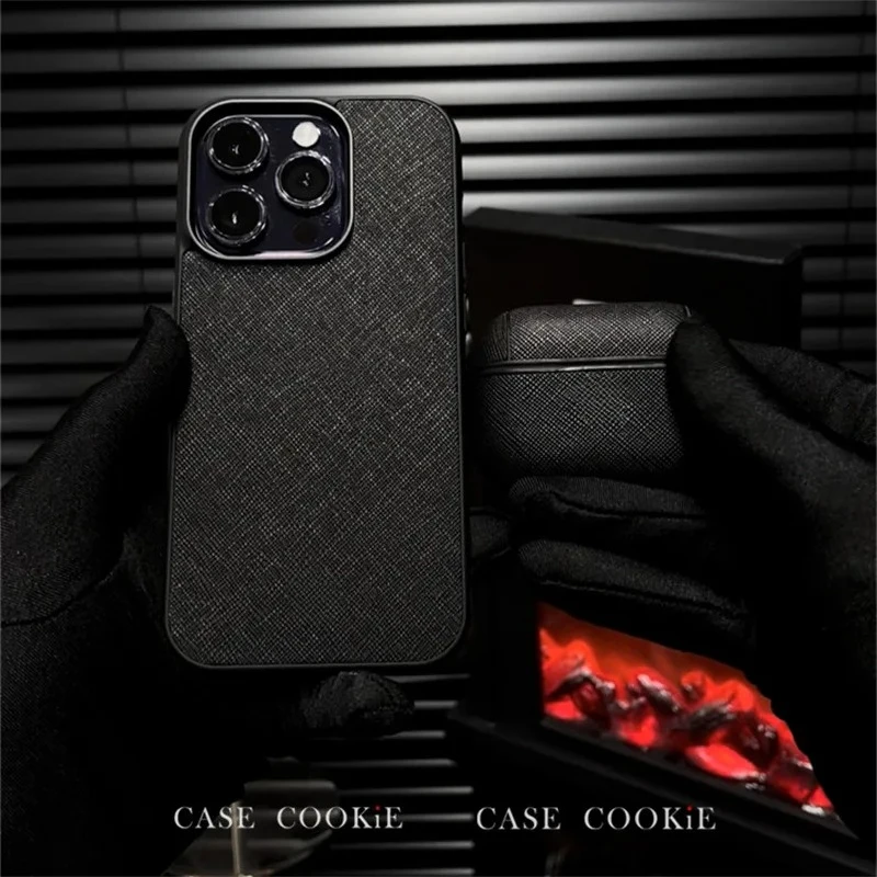 الراقية الأعمال Sle Ins جلد التمساح جراب هاتف آيفون 16 15 14 13 12 برو ماكس التنين إل كامل المضادة للسقوط غطاء وقائي #4