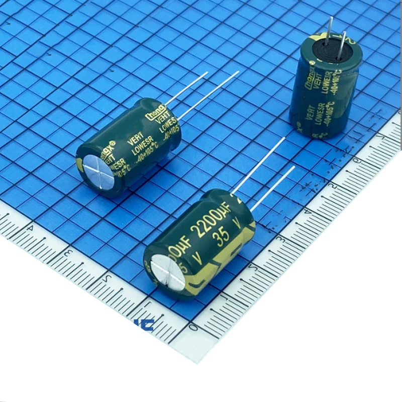 5PCS/10PCS 35V 2200UF Capacitor 35V2200UF 13X25mm 2200UF 35V 16X25mm Low ESR Aluminum Electrolytic Capacitor