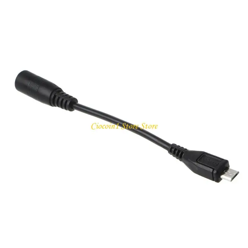 A3PC 5.5x2.1mm for DC Power Plug Waterproof for Jacket Female To Micro USB Male Adapt