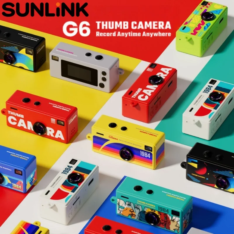 Mini Cámara de Bolsillo G6, Cámara de Acción Pequeña para Estudiantes, Cámara de Video para Niños, Llavero con Colgante