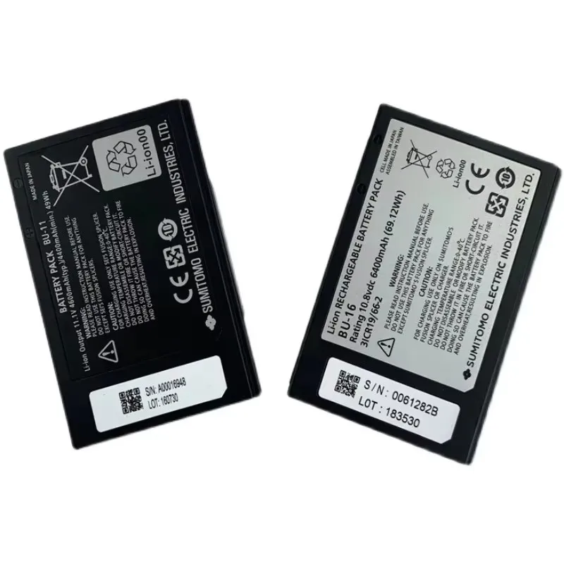 Sumitomo-Original BU-11 BU-16 Battery for Type-71C Type-81C Type-82C T-71M T-81M Q101 71C 72C 81C 82C Z1C Z2C Fusion Splicer