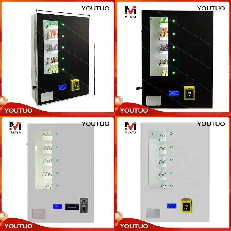 Small Metal Wall Mounted Vending Machine for Sanitary Pads Snacks Candy Electronic Quick Payment Compact Size